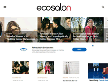 Tablet Screenshot of ecosalon.com